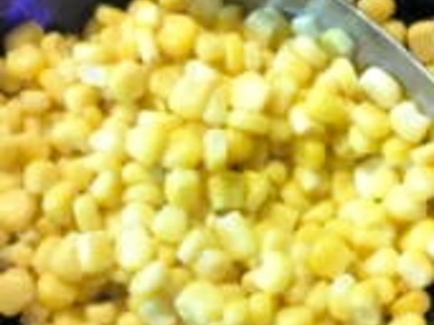 レンジでチンだけ、バターコーン